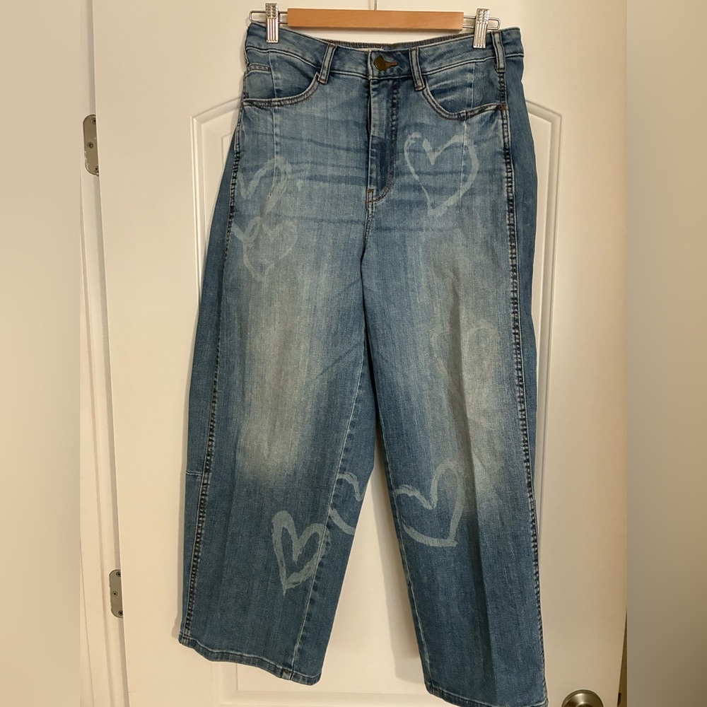 Kenna Mid-Rise Heritage Barrel Jeans - HEART edition by Pilcro. size 27 - Picture 5 of 14